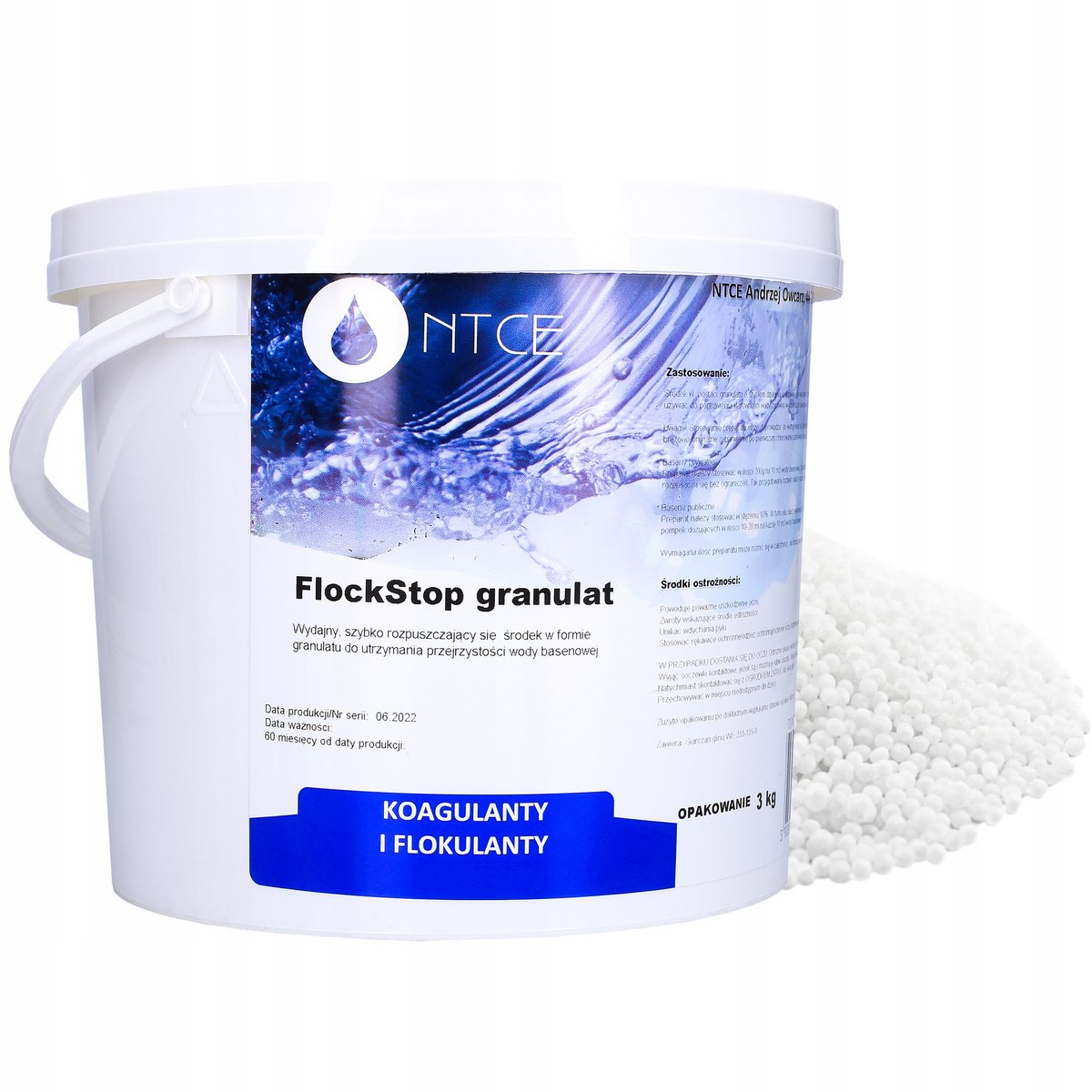 Ntce flockstop granulat 3kg
