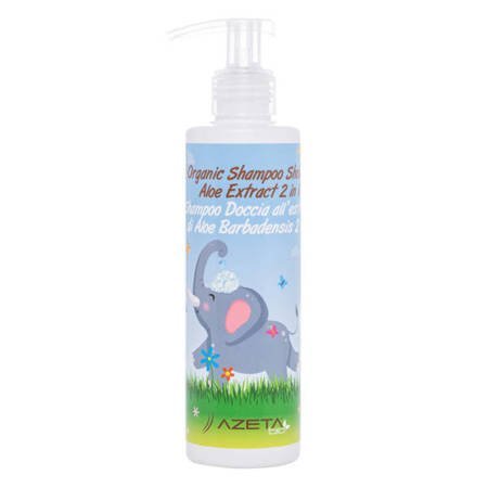 Bio Azeta organiczny szampon i płyn do mycia ciała 2w1 dla dzieci z ekstraktem z aloesu 200 ml 1146393