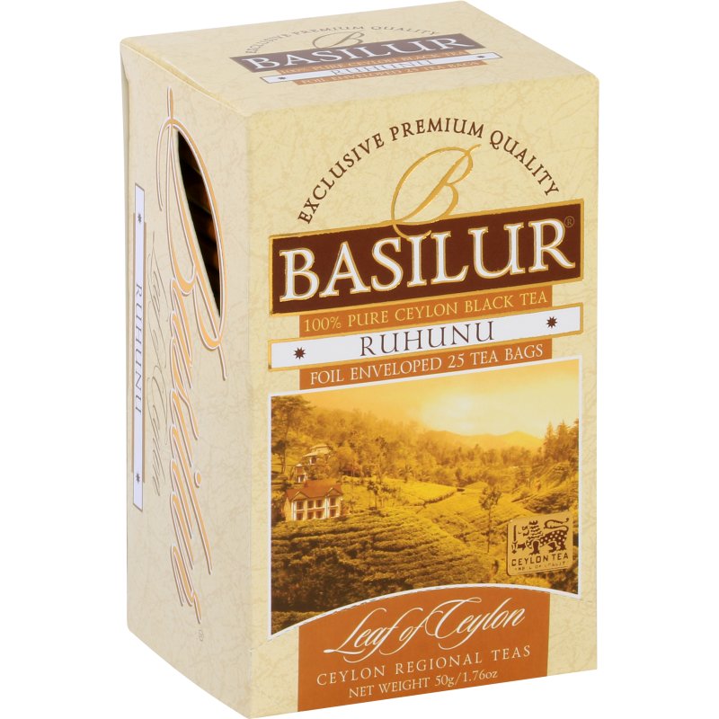 BASILUR BASILUR Czarna herbata cejlońska Ruhuna w saszetkach 20 x 2 g WIKR-1030216