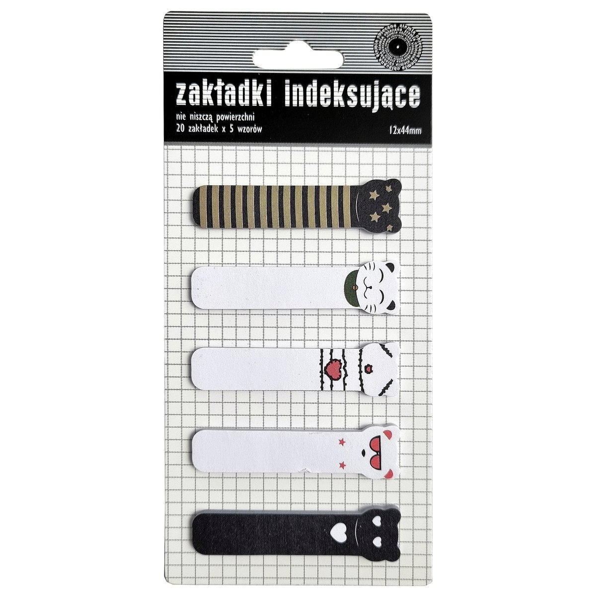 Zakładki indeksujące z nadrukiem 5x20K - Ziemia Obiecana