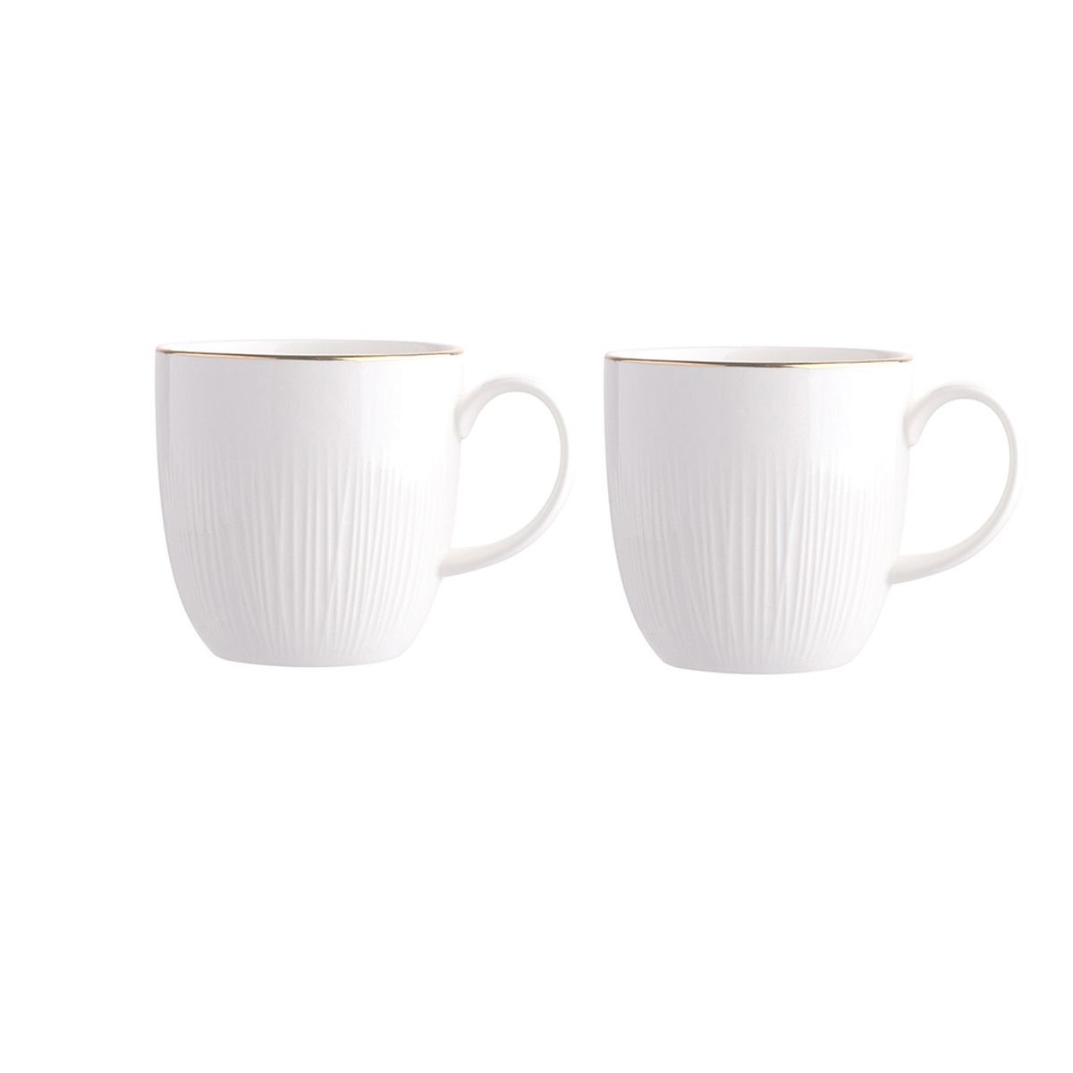 Lumarko Zestaw 2 Kubków Nbc 280 ML Gift Box Porcelana Kremowa