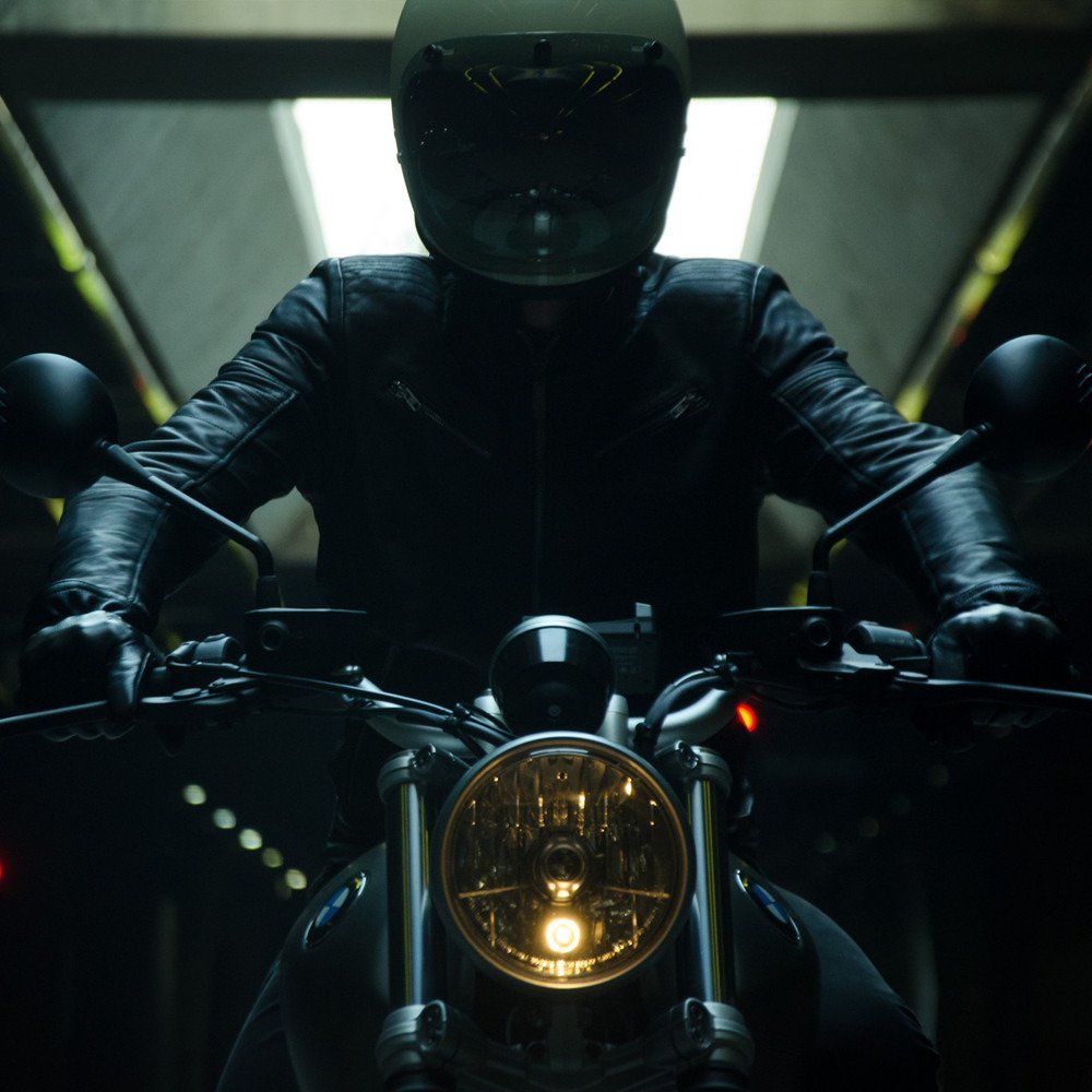 SPIDI P164 026 Garage Męska skórzana kurtka motocyklowa czarna : Rozmiar - 52 SD-P164-026-52