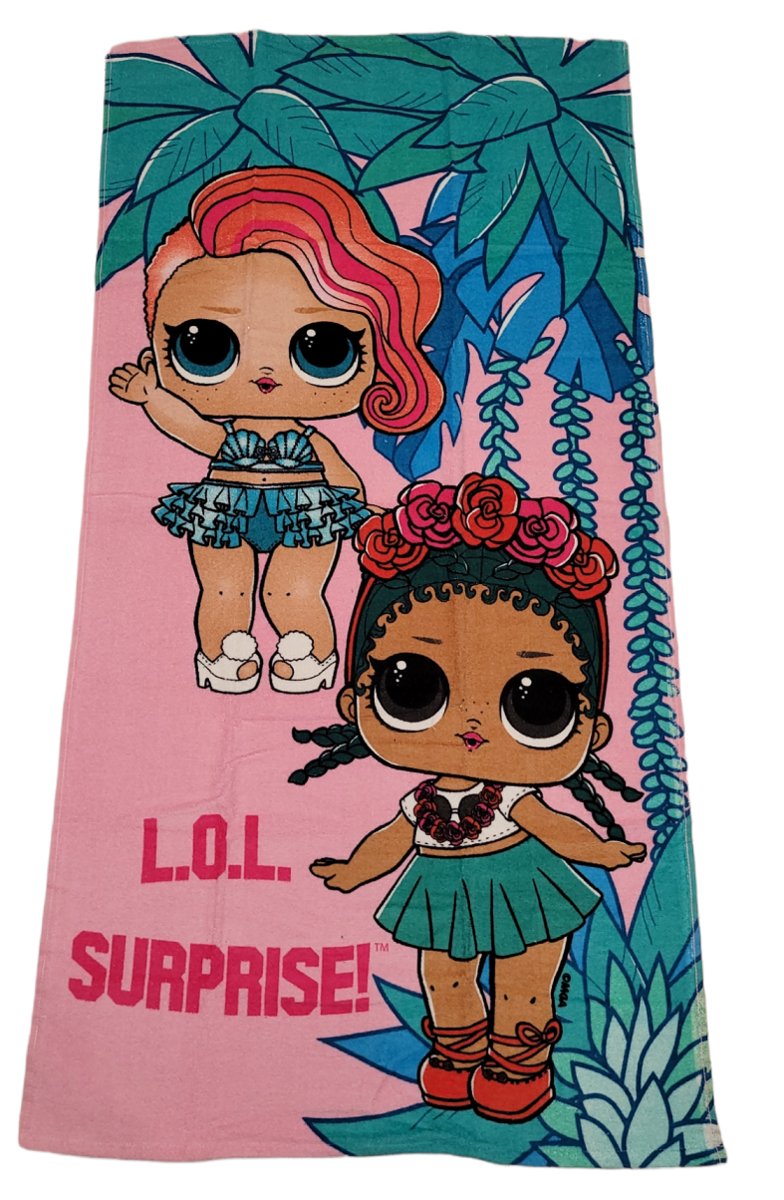 Lol surprise ręcznik plażowy kąpielowy  70 x 140 cm