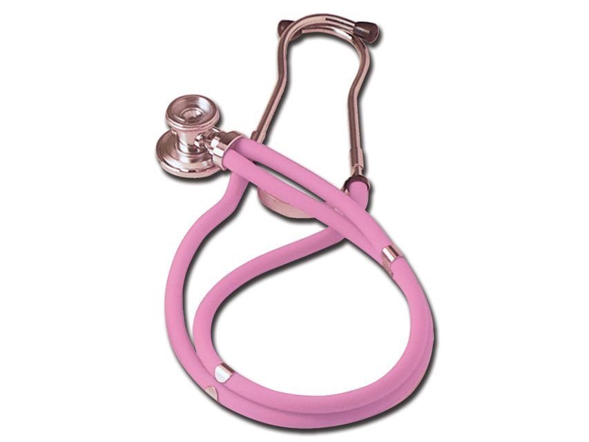 GIMA Stetoskop internistyczny JOTARAP DOUBLE HEAD/TUBE STETHOSCOPE różowy TOW005869
