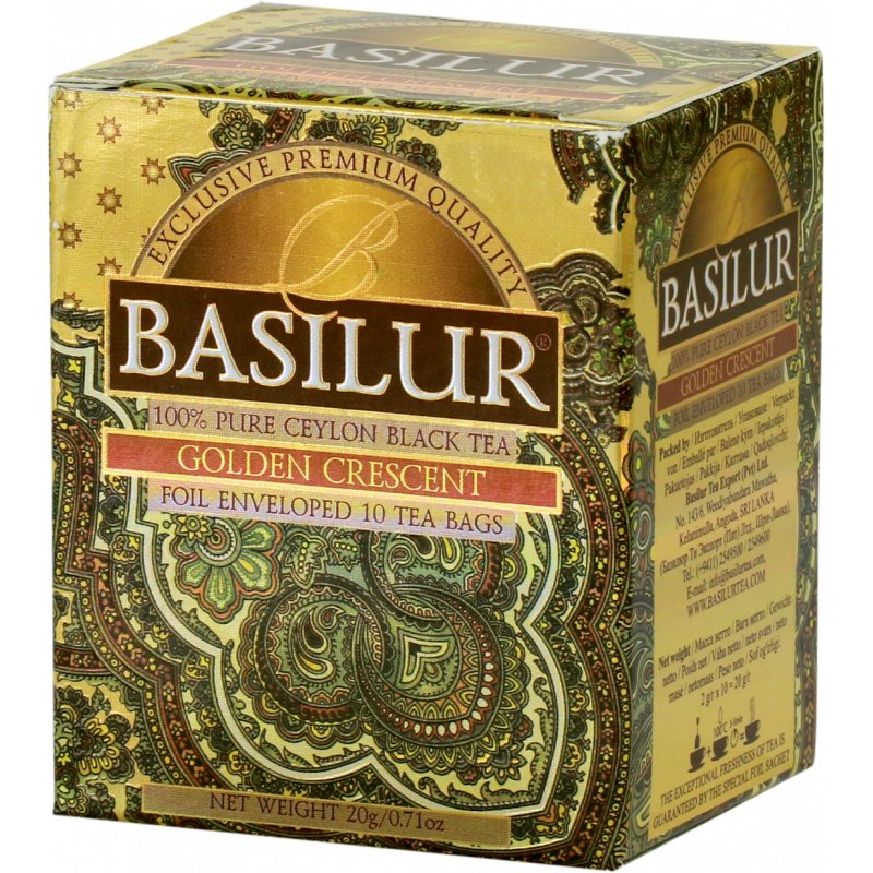 BASILUR BASILUR Herbata Oriental Collection Golden Crescent w saszetkach 10x2g WIKR-993288