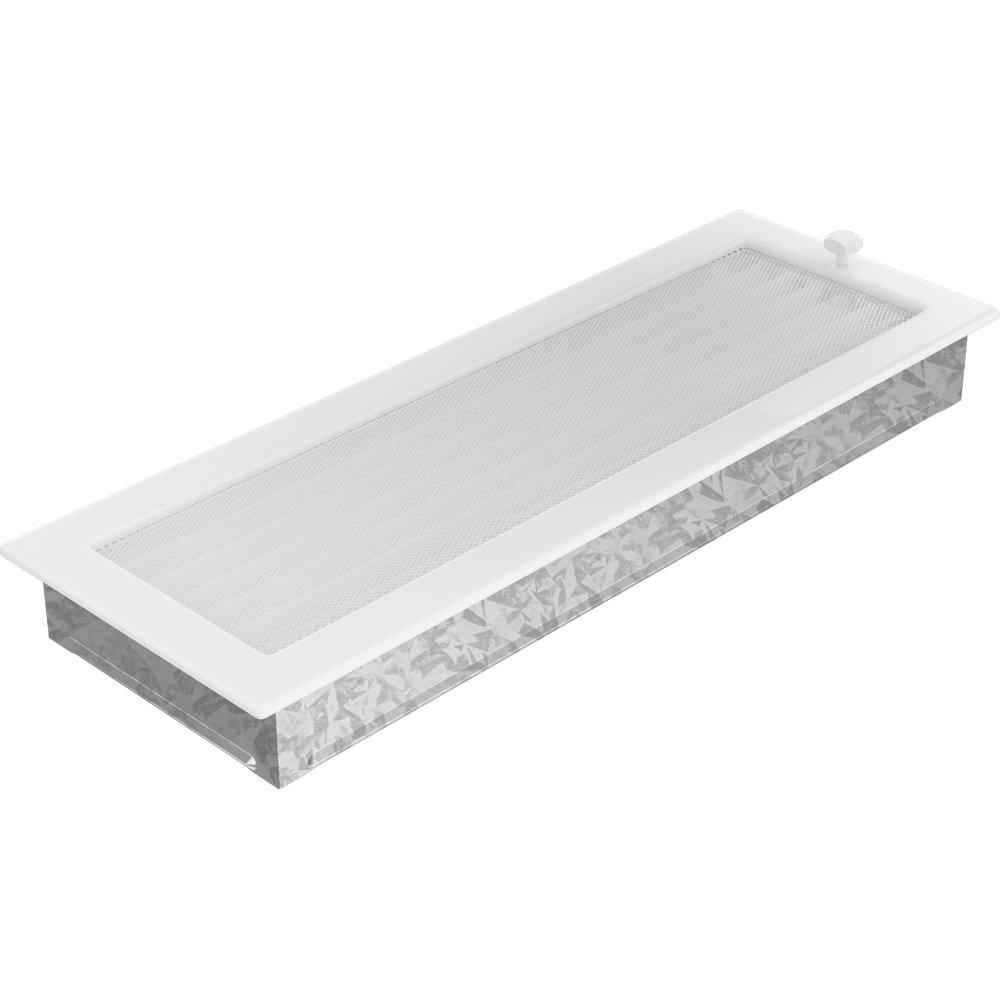 KNAP Kratka kominkowa BIAŁA 17x49 Z ŻALUZJĄ wys. 170 x szer. 490 x gł. 45 mm KNAP