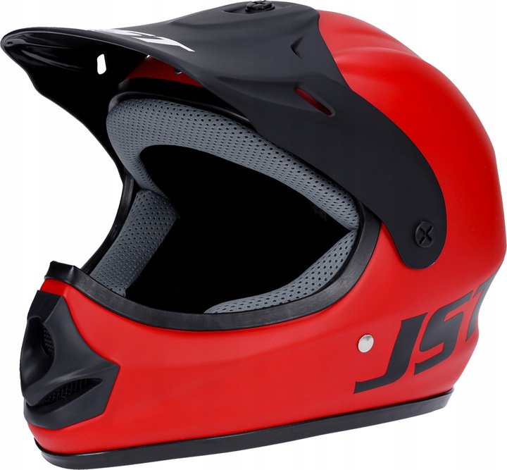 Kask JST Enduro Cross FullFace Czerwony M