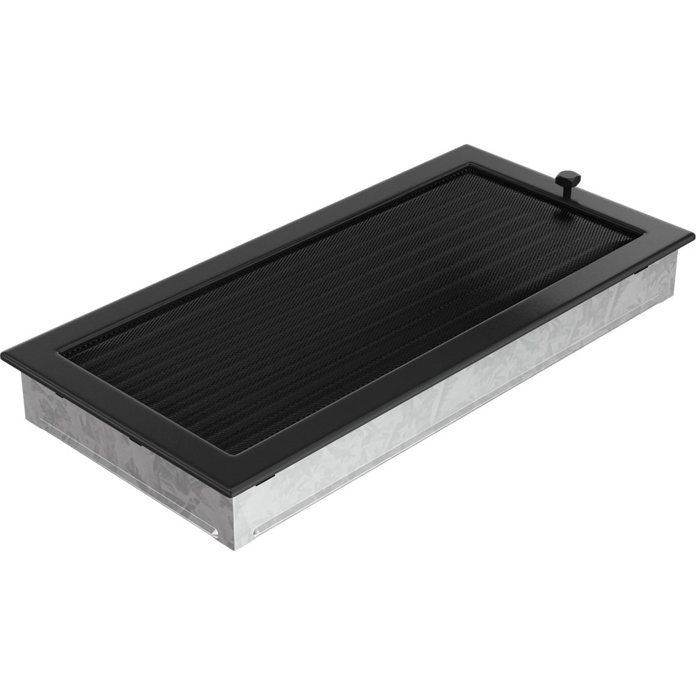Parkanex Kominkowa Wentylacyjna 22x45 Czarna Żaluzja