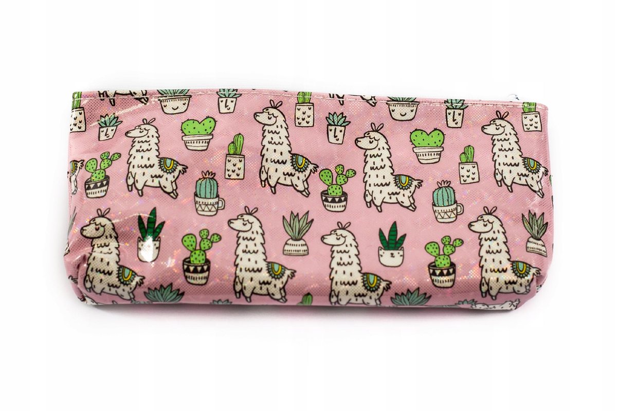 Piórnik saszetka na zamek lama alpaka różne kolory