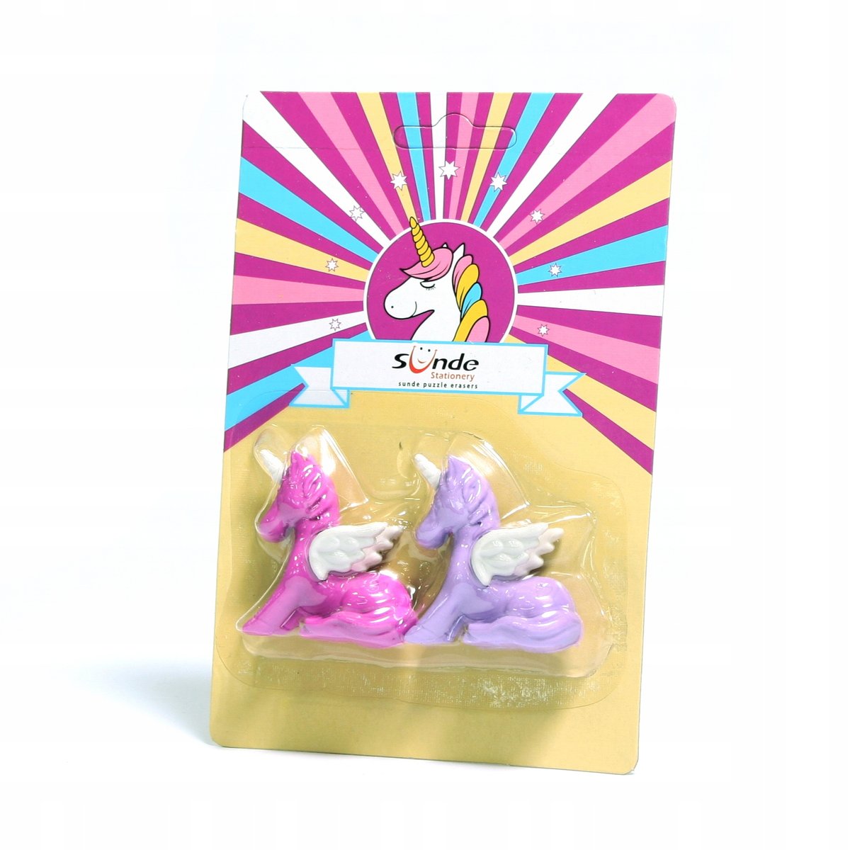 Gumka do ścierania jednorożec unicorn gumki 2 szt