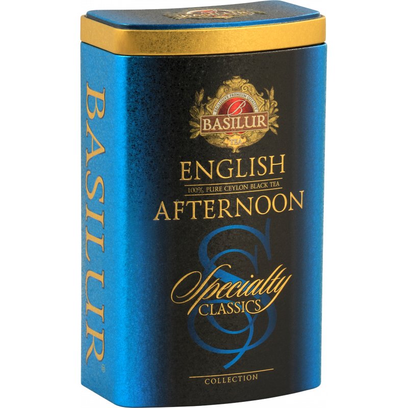 Basilur english afternoon czarna herbata cejlońska liściasta puszka - 100 g