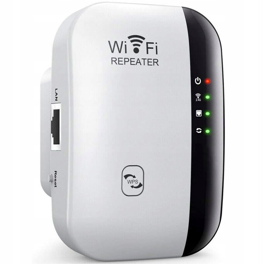 Wzmacniacz sygnału wi-fi mocny repeater 300mb/s w01