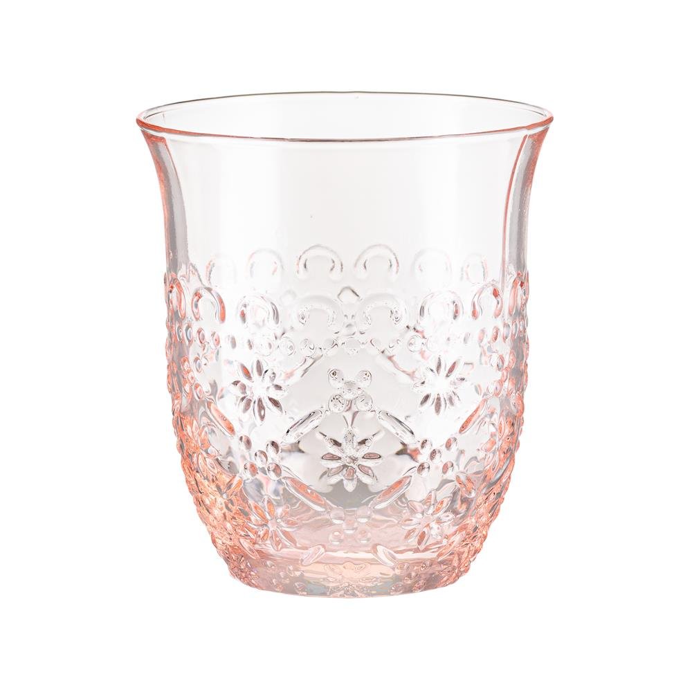 Szklanka różowa 300 ml swing villa italia