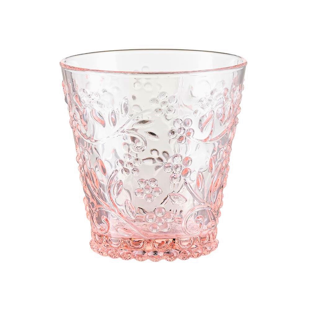 Szklanka różowa 250 ml muriel villa italia