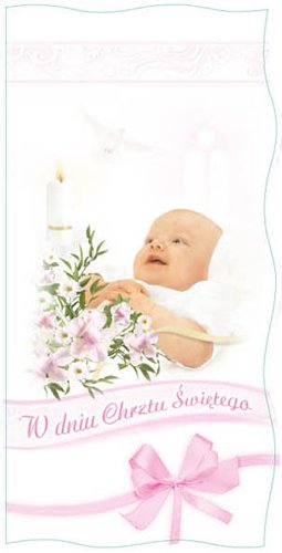 Kartki na chrzest z życzeniami dcn6