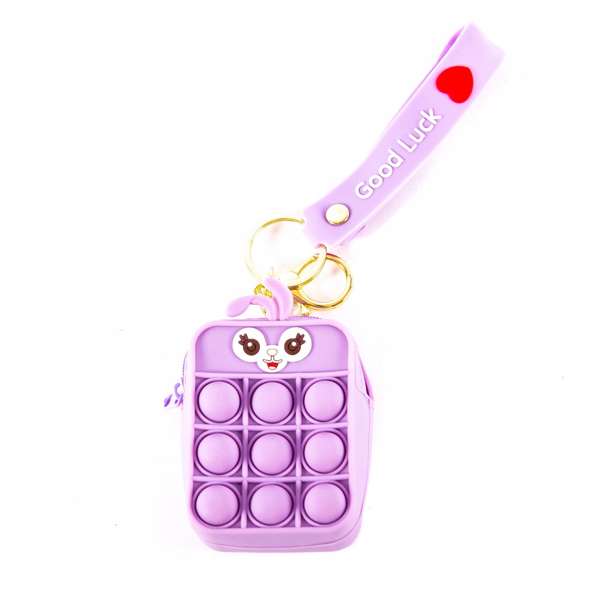 Portfelik portmonetka pop it saszetka fioletowa