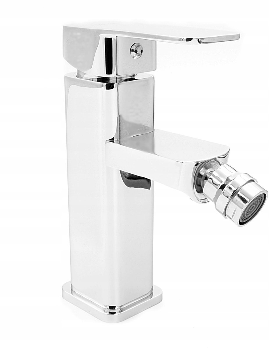 Caro chrom bateria bidetowa kwadratowa łazienkowa