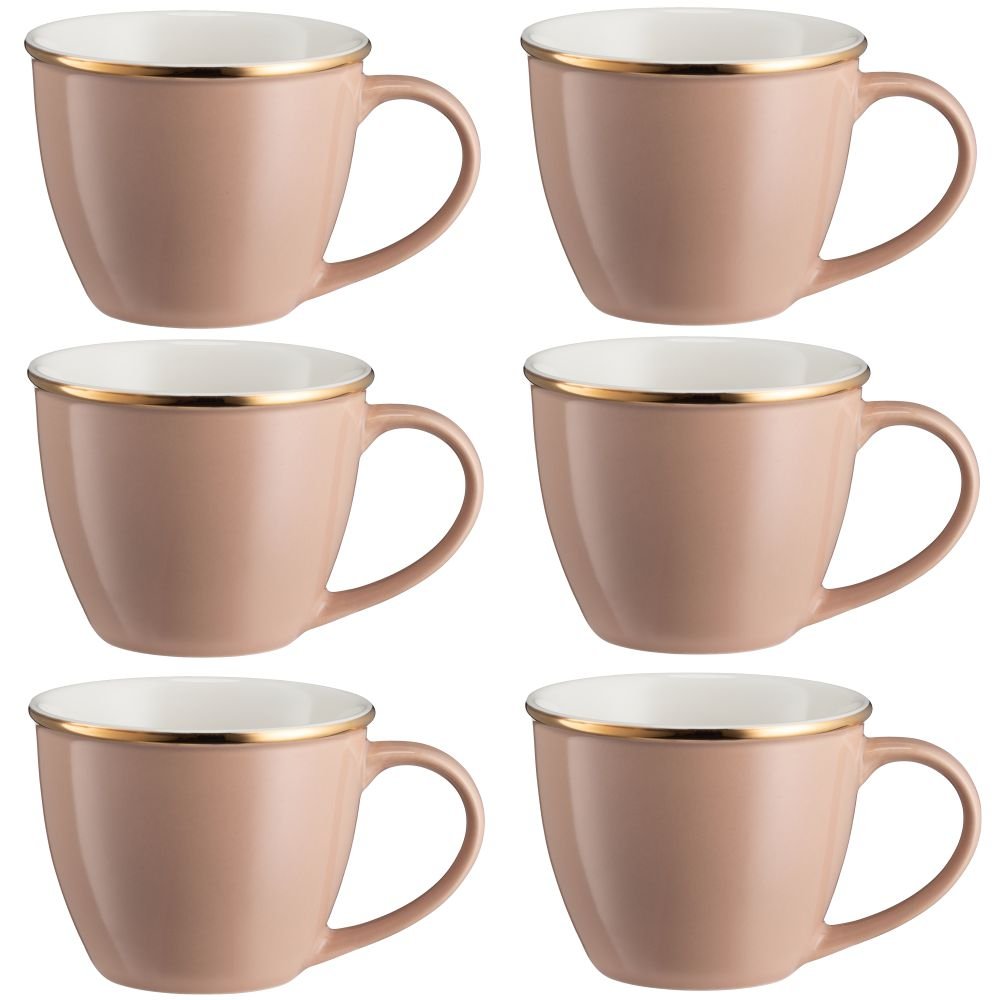 Komplet filiżanek 550 ml 6 sztuk CYNAMON VILLA ITALIA