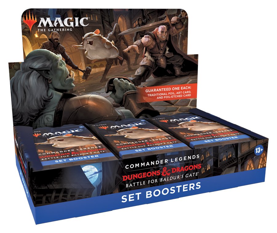 Karty kolekcjonerskie magic the gathering commander legends baldur's gate set booster display (18)