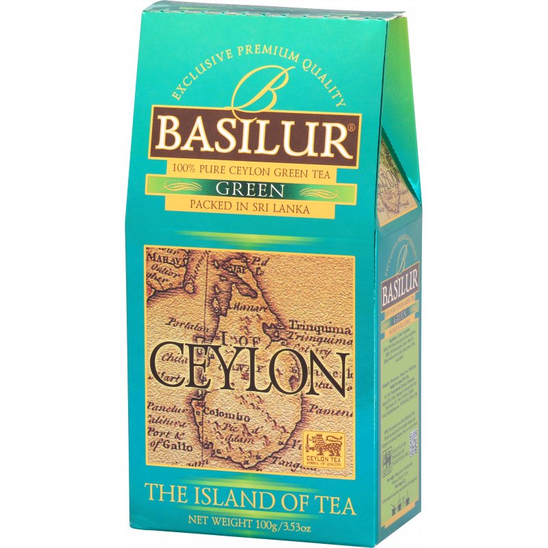 BASILUR Herbata The Island of Tea Green stożek 100 g