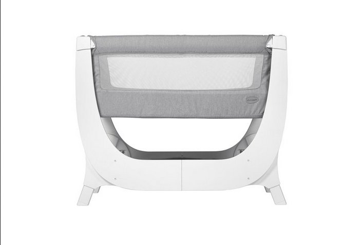 Shnuggle łóżeczko dostawne dla niemowlaka air bedside crib kol. Dove