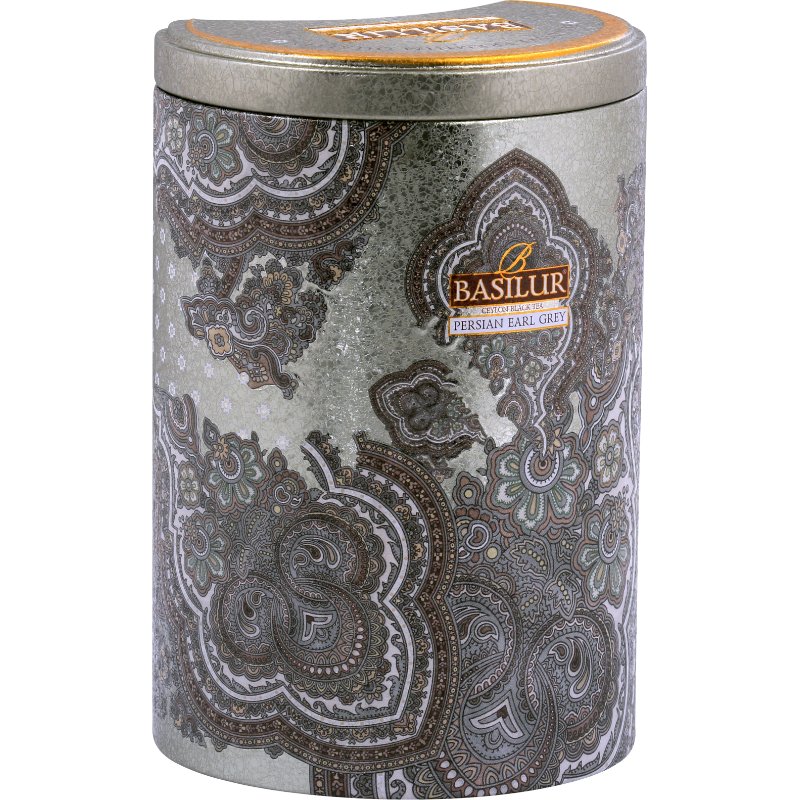 Basilur persian earl grey czarna herbata cejlońska bergamotka puszka liściasta - 100 g