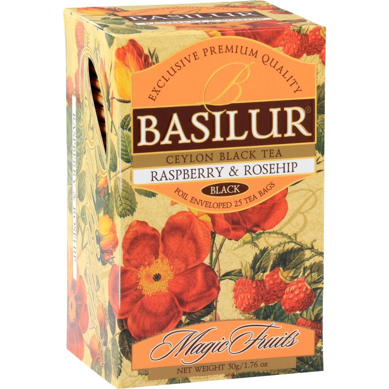 BASILUR BASILUR Herbata Magic Fruits malina i dzika róża 20 x 2g w saszetkach WIKR-981413