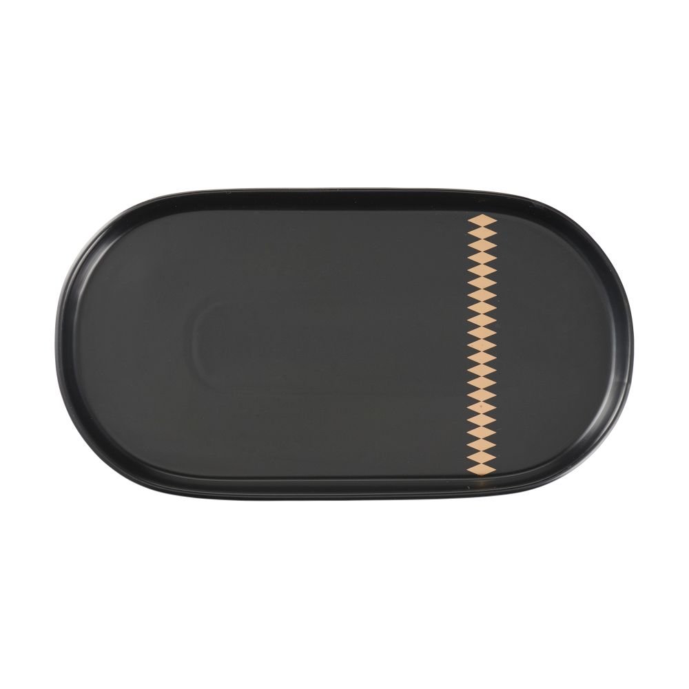 Talerz do ciasta 30 cm GAJA BLACK VILLA ITALIA