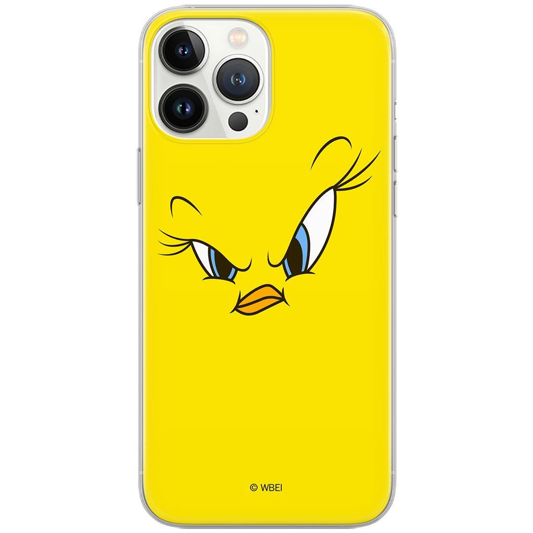 Etui Looney Tunes dedykowane do Iphone 13, wzór: Tweety 001 Etui całkowicie zadrukowane, oryginalne i oficjalnie licencjonowane