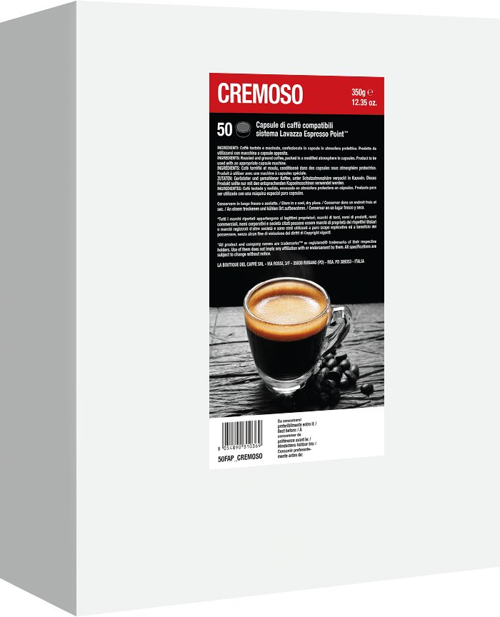 Italian Coffee Cremoso kapsułki do Lavazza Espresso Point - 50 kapsułek