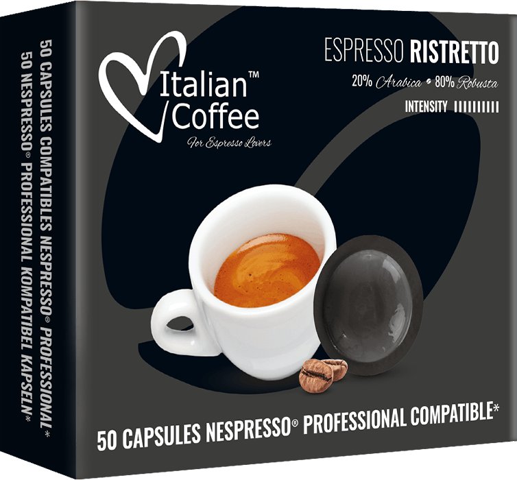 Italian Coffee Ristretto Nespresso Professional - 50 kapsułek