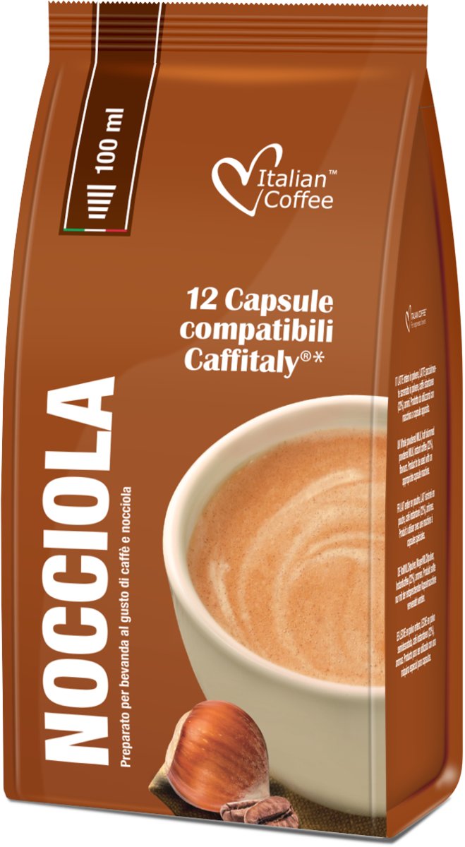 Caff Nocciola (kawa aromatyzowana orzechowa) kapsułki Tchibo Cafissimo - 12 kapsułek