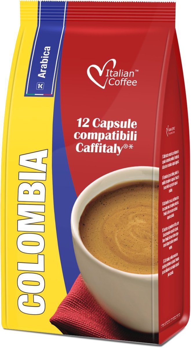 Italian Coffee Colombia - 100% Arabica Monorigine kapsułki do Tchibo Cafissimo - 12 kapsułek