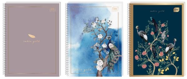 Interdruk Kołozeszyt A5 Met Satin Gold kratka 100 kartek