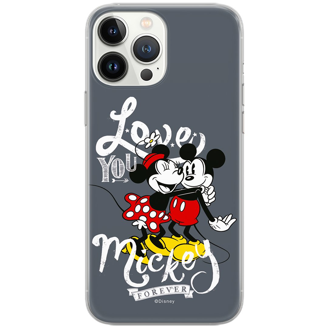 Etui Disney dedykowane do Samsung A20S, wzór: Mickey i Minnie 001 Etui całkowicie zadrukowane, oryginalne i oficjalnie licencjonowane