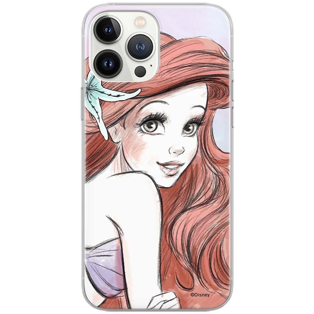 Etui Disney dedykowane do Samsung F62 / M62, wzór: Ariel 005 Etui całkowicie zadrukowane, oryginalne i oficjalnie licencjonowane