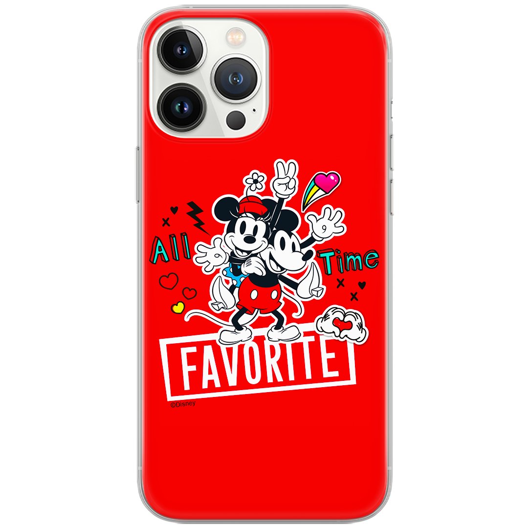 Etui Disney dedykowane do Samsung GALAXY NOTE 20, wzór: Mickey i Minnie 011 Etui całkowicie zadrukowane, oryginalne i oficjalnie licencjonowane