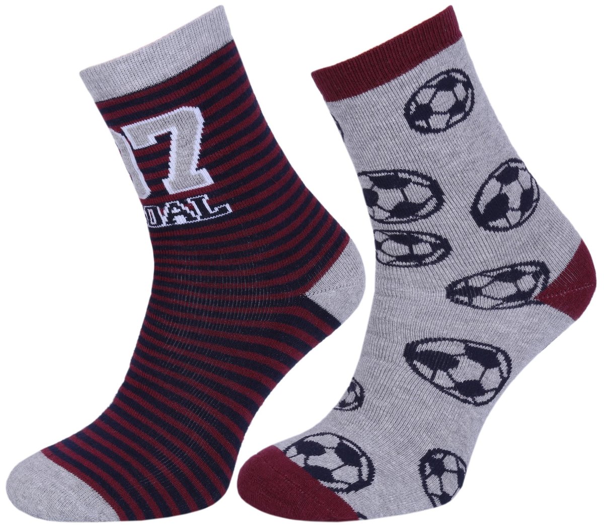 2x Ciepłe, długie skarpetki - piłka nożna - Rozmiar - 27-30 EU