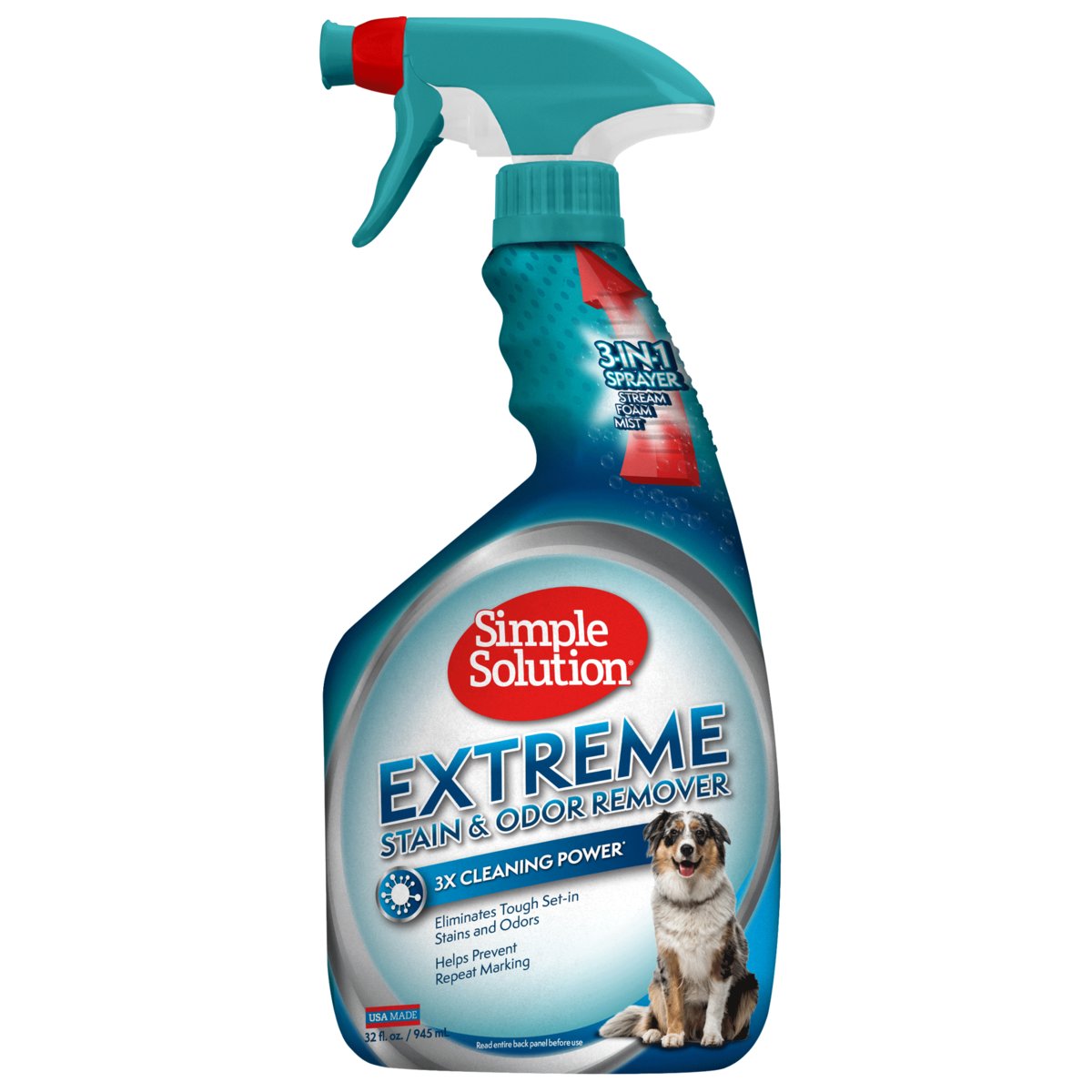 SIMPLE SOLUTION EXTREME STAIN & ODOUR REMOVER [10137] 945ml