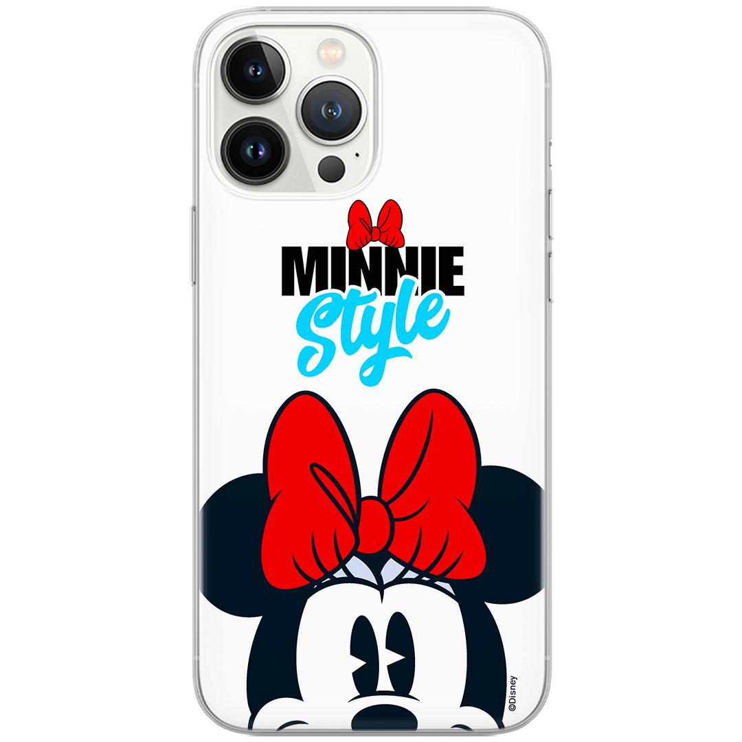Etui Disney dedykowane do Huawei P30 Lite, wzór: Minnie 027 Etui całkowicie zadrukowane, oryginalne i oficjalnie licencjonowane