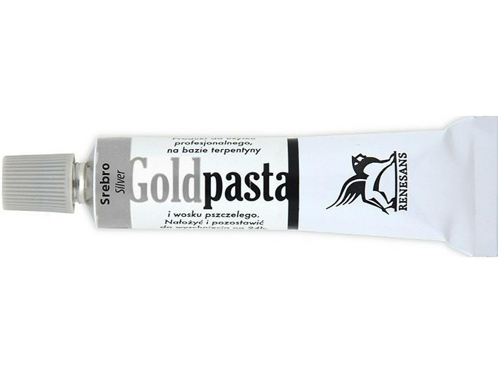 Pasta pozłotnicza postarzająca nr 1srebro 20 ml, Renesans