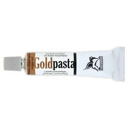 Pasta pozłotnicza postarzająca nr 6złoto dukatowe 20 ml, Renesans