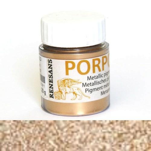 Porporina pigment metaliczny złoto blade 20g Renesans