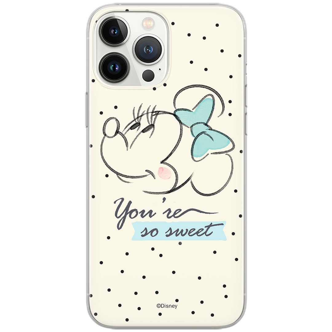 Etui Disney dedykowane do Xiaomi REDMI NOTE 10 5G / POCO M3 PRO, wzór: Minnie 042 Etui całkowicie zadrukowane, oryginalne i oficjalnie licencjonowane
