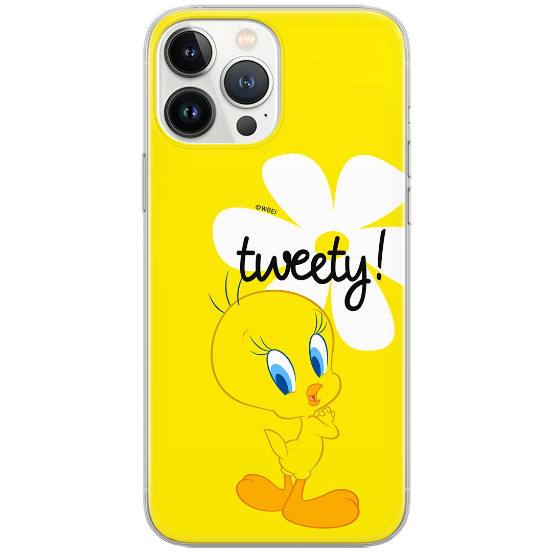 Etui Looney Tunes dedykowane do Xiaomi REDMI NOTE 10 5G / POCO M3 PRO, wzór: Tweety 005 Etui całkowicie zadrukowane, oryginalne i oficjalnie licencj..