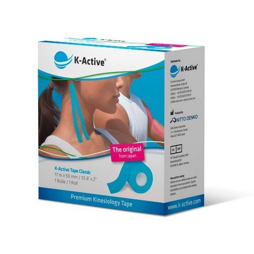 K-active K-Active Kinesiology Tape 17m NIEBIESKI (JAPONIA - NITTO DENKO) 4260229440094