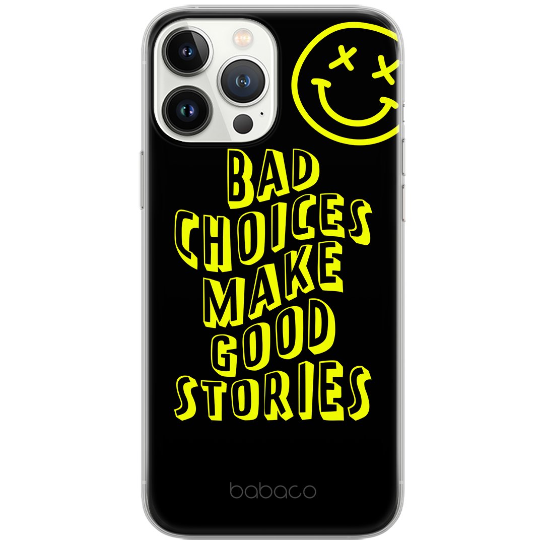 Etui Babaco dedykowane do Xiaomi REDMI NOTE 11 PRO 5G / NOTE 11 PRO PLUS 5G, wzór: Bad choices 002 Etui całkowicie zadrukowane, oryginalne i oficjal..