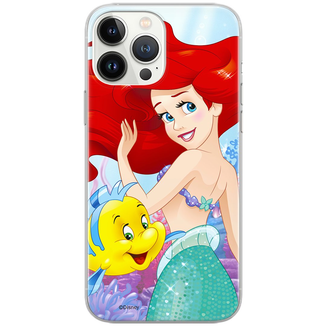 Etui Disney dedykowane do Xiaomi REDMI NOTE 8, wzór: Ariel i Florek 001 Etui całkowicie zadrukowane, oryginalne i oficjalnie licencjonowane
