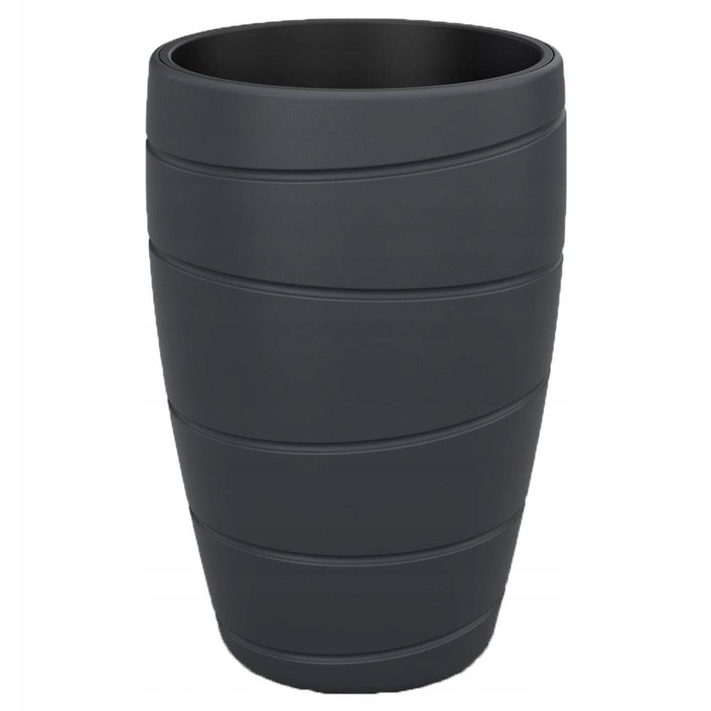 Doniczka z wkładem okrągła plastikowa PASSA 40x60 cm