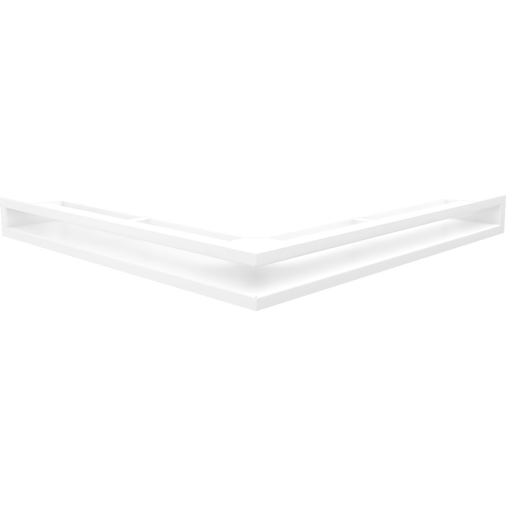 Kratki.pl Kratka wentylacyjna luft narożny 560x560x60 biała LUFT/NS/60/B